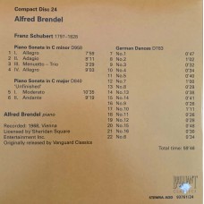 Alfred Brendel: «The Complete Vox, Turnabout And Vanguard Solo Recordings» CD 24