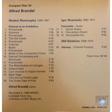 Alfred Brendel: «The Complete Vox, Turnabout And Vanguard Solo Recordings» CD 34
