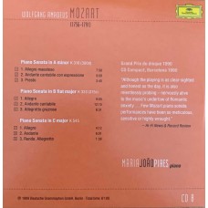 Maria Joao Pires: «Complete Solo Recordings» CD 8