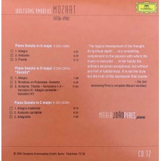 Maria Joao Pires: «Complete Solo Recordings» CD 12