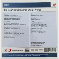 J. S. Bach - Gachinger Kantorei Stuttgart · Bach-Collegium Stuttgart · Helmuth Rillinga: «Great Sacred Choral Works» CD 1