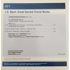 J. S. Bach - Gachinger Kantorei Stuttgart · Bach-Collegium Stuttgart · Helmuth Rillinga: «Great Sacred Choral Works» CD 7