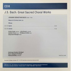 J. S. Bach - Gachinger Kantorei Stuttgart · Bach-Collegium Stuttgart · Helmuth Rillinga: «Great Sacred Choral Works» CD 8