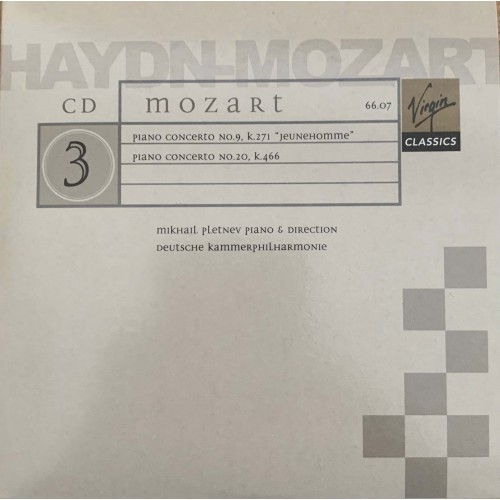 Haydn - Mozart / Mikhail Pletnev, Deutsche Kammerphilharmonie: «Piano Concertos & Sonatas» CD 3