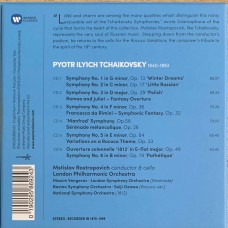 Tchaikovsky / Mstislav Rostropovich, London Philharmonic Orchestra: «Symphonies 1-6, 'Manfred' Symphony, '1821', Romeo & Juliet, Francesca Da Rimini, Rococo Variations» CD 1