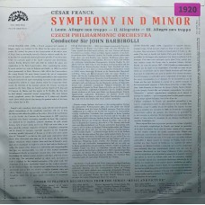 Cesar Franck - Sir John Barbirolli conducting the Czech Philharmonic Orchestra: «Symphony In D Minor»