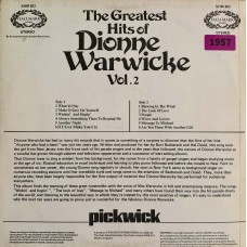 Dionne Warwicke: «The Greatest Hits Of Dionne Warwicke Vol. 2»