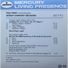 Various: «Mercury Living Presence - The Collectors Edition 2» CD 44