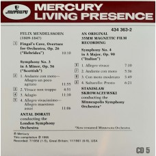 Various: «Mercury Living Presence - The Collectors Edition 3» CD 05