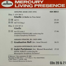 Various: «Mercury Living Presence - The Collectors Edition 3» CD 20 & 21