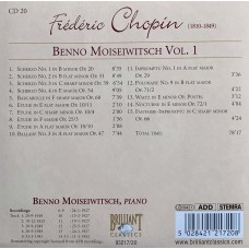 Fryderyk Chopin: «Complete Works» CD 20