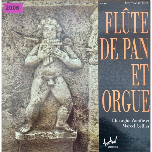 Gheorghe Zamfir Et Marcel Cellier: «Improvisations Flute De Pan Et Orgue»