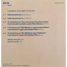 Wilhelm Kempff: «Edition» CD 23