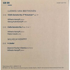 Wilhelm Kempff: «Edition» CD 28