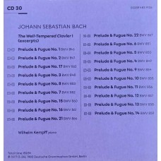 Wilhelm Kempff: «Edition» CD 30