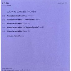 Wilhelm Kempff: «Edition» CD 38