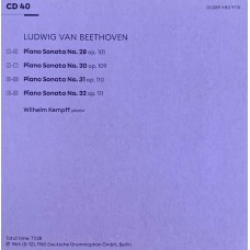 Wilhelm Kempff: «Edition» CD 40