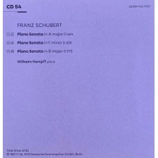 Wilhelm Kempff: «Edition» CD 54