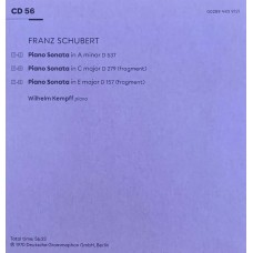 Wilhelm Kempff: «Edition» CD 56