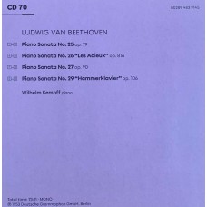 Wilhelm Kempff: «Edition» CD 70