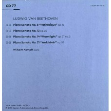 Wilhelm Kempff: «Edition» CD 77