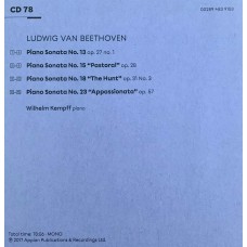 Wilhelm Kempff: «Edition» CD 78