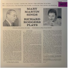 Mary Martin And Richard Rodgers: «Mary Martin Sings Richard Rodgers Plays»