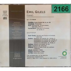 Emil Gilels, Piano: «Prokofiev / Stravinsky / Bach / Rachmaninov / Brahms / Medtner / Ravel / Debussy / Albeniz / Poulenc / de Falla»