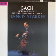 Bach, Janos Starker: «Suites For Solo Cello No.2 In D Minor No.5 In C Minor»