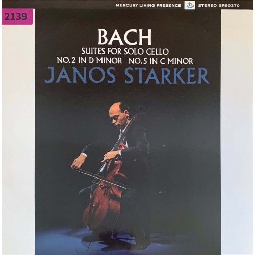 Bach, Janos Starker: «Suites For Solo Cello No.2 In D Minor No.5 In C Minor»