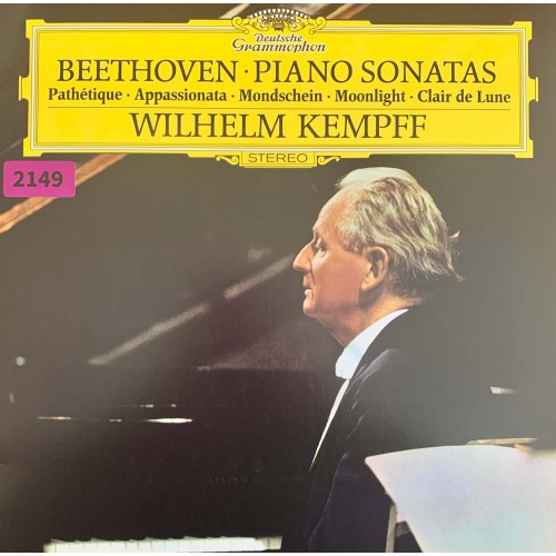 Beethoven, Wilhelm Kempff: «Sonaten Nr. 8 Pathetique / Nr. 14 Mondschein / Nr. 23 Appassionata»