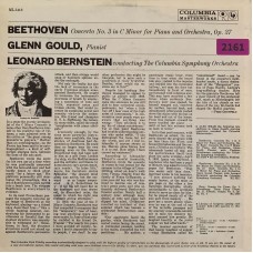 Beethoven - Glenn Gould, Leonard Bernstein, Columbia Symphony Orchestra: «Piano Concerto No. 3 In C Minor»