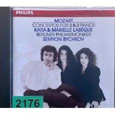 Mozart, Katia & Marielle Labeque, Berliner Philharmoniker, Semyon Bychkov: «Concertos For 2 & 3 Pianos»