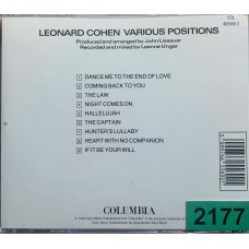 Leonard Cohen: «Various Positions»