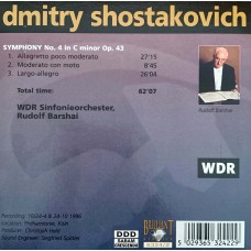 Shostakovich - Rudolf Barshai, WDR Sinfonieorchester: «Symphonies» CD 02