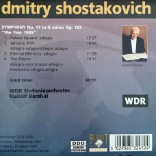 Shostakovich - Rudolf Barshai, WDR Sinfonieorchester: «Symphonies» CD 07