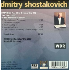 Shostakovich - Rudolf Barshai, WDR Sinfonieorchester: «Symphonies» CD 08