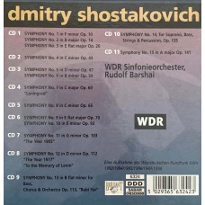 Shostakovich - Rudolf Barshai, WDR Sinfonieorchester: «Symphonies» CD 11