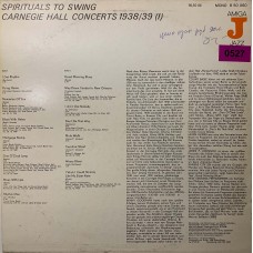 Various: «Spirituals To Swing - Carnegie Hall Concerts 1938/39 (I)»