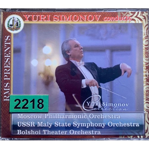 Yuri Simonov conducts: «the Bolshoi Theater Orchestra / the USSR Maly State Symphony Orchestra / the Moscow Philharmonic Orchestra»