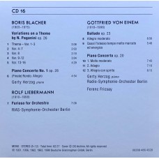 Ferenc Fricsay: «Complete Recordings On Deutsche Grammophon» CD 16