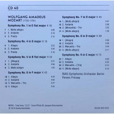 Ferenc Fricsay: «Complete Recordings On Deutsche Grammophon» CD 40