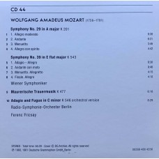 Ferenc Fricsay: «Complete Recordings On Deutsche Grammophon» CD 44