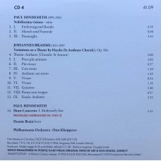 Otto Klemperer: «The Warner Classics Remastered Edition» CD 04