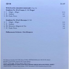 Otto Klemperer: «The Warner Classics Remastered Edition» CD 14