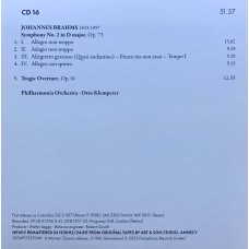 Otto Klemperer: «The Warner Classics Remastered Edition» CD 16