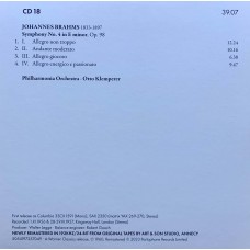 Otto Klemperer: «The Warner Classics Remastered Edition» CD 18