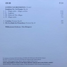 Otto Klemperer: «The Warner Classics Remastered Edition» CD 20