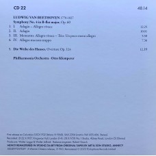 Otto Klemperer: «The Warner Classics Remastered Edition» CD 22