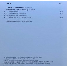 Otto Klemperer: «The Warner Classics Remastered Edition» CD 28